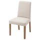 BERGMUND Silla, Efecto roble/Hallarp beige