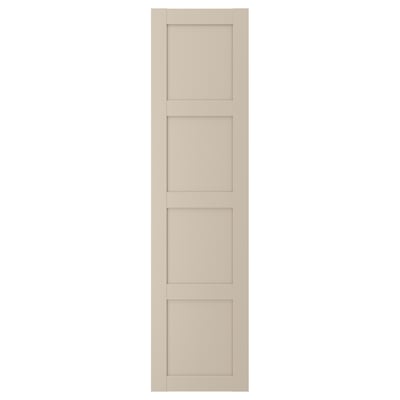 BERGSBO Puerta, beige grisáceo, 50x195 cm