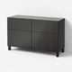 BESTÅ Mueble sala con puertas/cajones