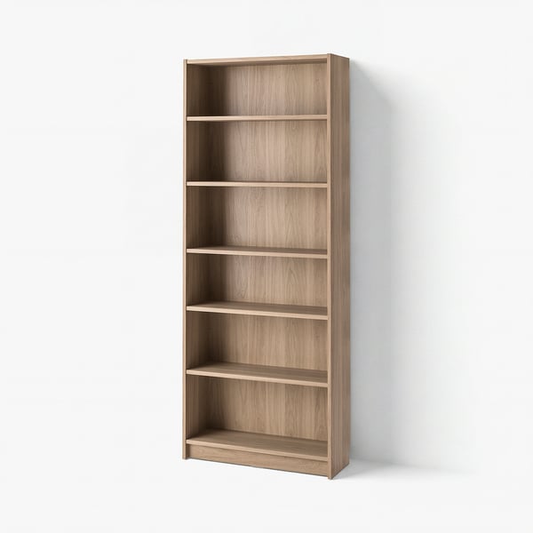 BILLY Biblioteca, Efecto roble, 80x28x202 cm