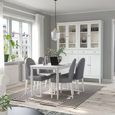 DANDERYD Mesa de Comedor, blanco, 130x80 cm