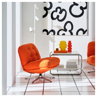 DYVLINGE Silla giratoria, Kelinge naranja