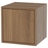 EKET Mueble con puerta, café Efecto nogal, 35x35x35 cm