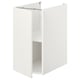ENHET Armario bajo con repisa y puerta, blanco, 40x62x75 cm