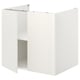 ENHET Armario bajo con repisa y puertas, blanco, 80x62x75 cm