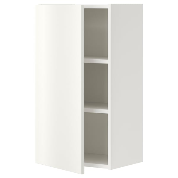 ENHET Armario pared 2 repisas/puertas, blanco, 40x32x75 cm