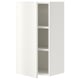ENHET Armario pared 2 repisas/puertas, blanco, 40x32x75 cm