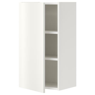 ENHET Armario pared 2 repisas/puertas, blanco, 40x32x75 cm