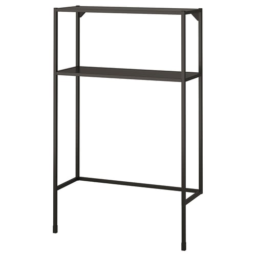 ENHET Estructura entrepaños lavandería, gris oscuro, 80x30x129 cm