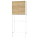 ENHET Mueble, blanco/Efecto roble, 80x32x204 cm