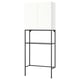 ENHET Mueble, gris oscuro/blanco, 80x32x204 cm