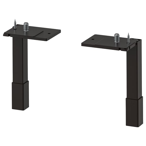 ENHET Patas para mueble, gris oscuro, 12.5 cm