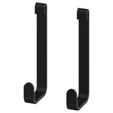 ENHET Perchero de pared, gris oscuro, 6x24 mm
