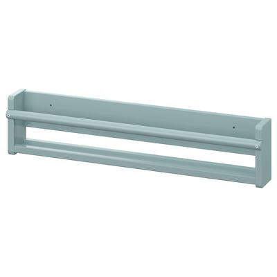 FLISAT Repisa de pared, gris turquesa, 70x9x16 cm
