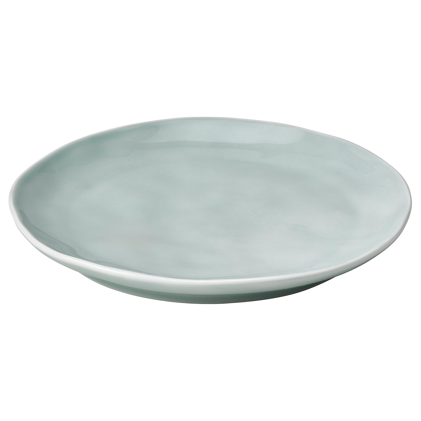 FORELLTETRA Plato, turquesa con gris, 19 cm