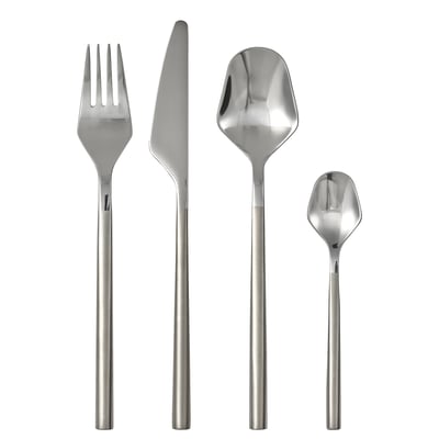 FRÖJDA Set cubiertos, 16 piezas, Acero inoxidable