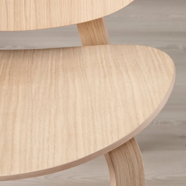 FRÖSET Silla, Chapa roble tinte blanco