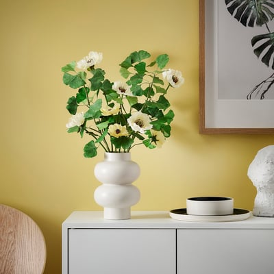 GULDSPETT Flor artificial, Papel/Ginkgo verde, 60 cm
