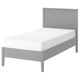 GULLABERG Estructura de cama, gris/Luröy, 90x200 cm