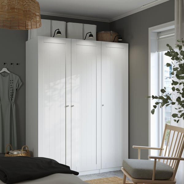 GULLABERG Puerta, blanco, 50x195 cm