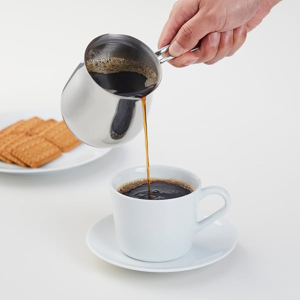HÄGRANDE Cafetera turca, Acero inoxidable, 300 ml