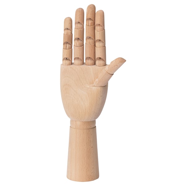 HANDSKALAD Mano articulada, beige