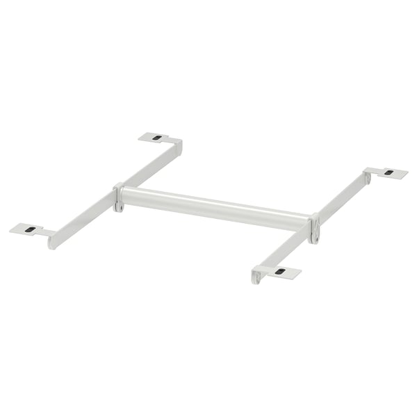HJÄLPA Barra +2 rielesuspensión+2fijacion, Regulable/blanco, 30-47x55 cm