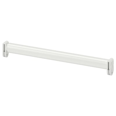 HJÄLPA Barra de clóset ajustable, blanco, 30-47 cm