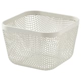 IKEA 365+ Canasto para alimentos, metal/blanco, 14x14x10 cm