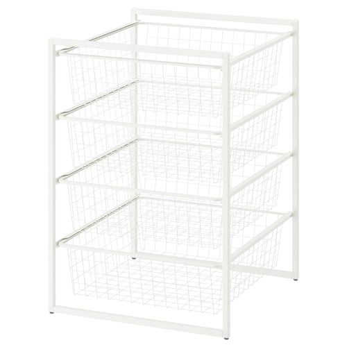 JONAXEL Mueble, blanco, 50x51x70 cm