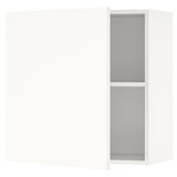 KNOXHULT Mueble de pared con puerta, blanco, 60x60 cm