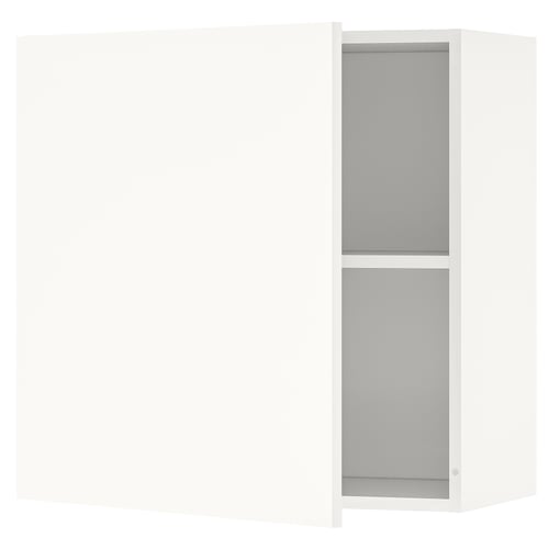 KNOXHULT Mueble de pared con puerta, blanco, 60x60 cm