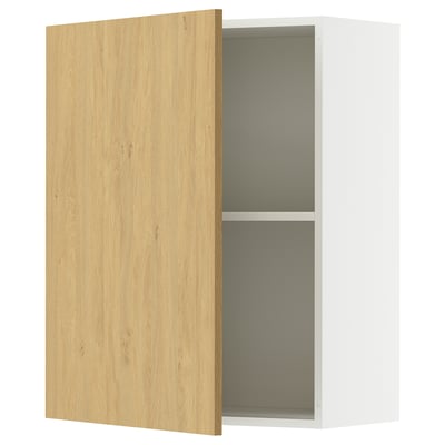 KNOXHULT Mueble de pared con puerta, Efecto roble, 60x75 cm
