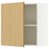 KNOXHULT Mueble de pared con puerta, Efecto roble, 60x60 cm