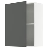 KNOXHULT Mueble de pared con puerta, gris oscuro, 60x75 cm
