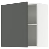 KNOXHULT Mueble de pared con puerta, gris oscuro, 60x60 cm