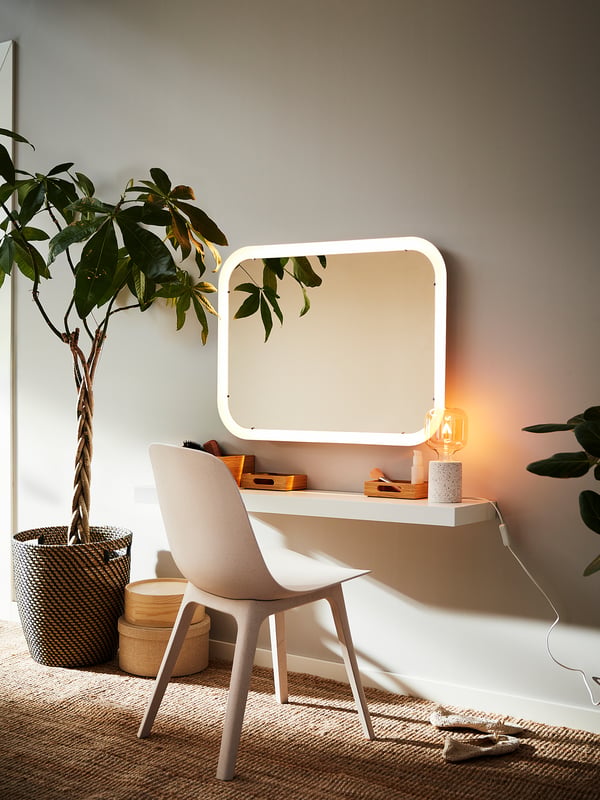 LACK Repisa de pared, blanco, 110x26 cm