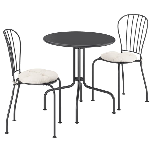 LÄCKÖ Mesa para jardín con 2 sillas