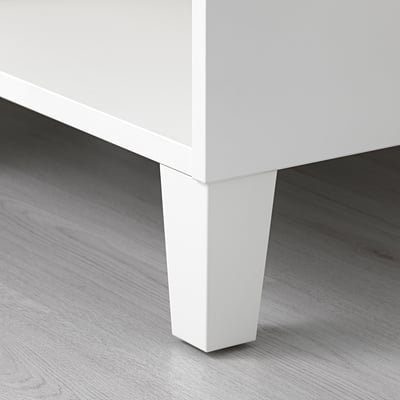 LÄTTHET Pata, blanco/Madera, 11 cm