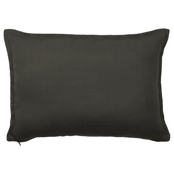 LAGERPOPPEL Funda de cojín, gris oscuro, 40x58 cm
