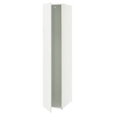 LASTARE Estructura con puerta, blanco, 40x62x200 cm