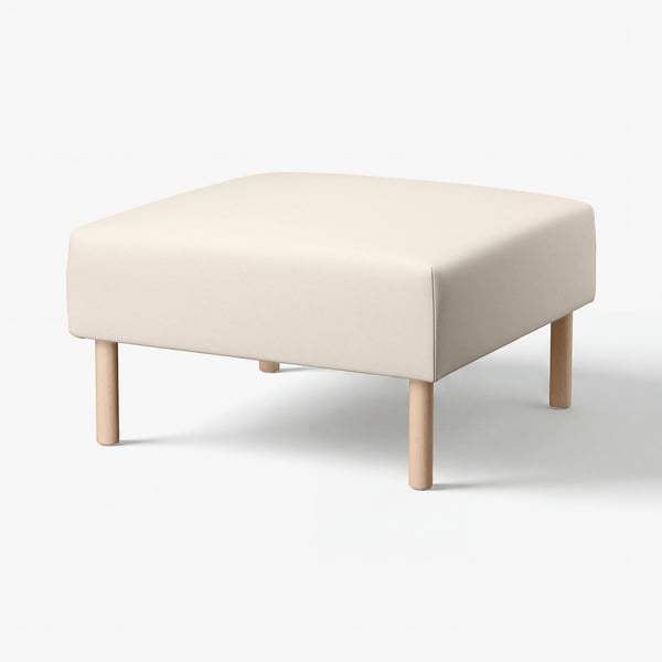 LILLEHEM Módulo 1 asiento, Vissle/beige Madera