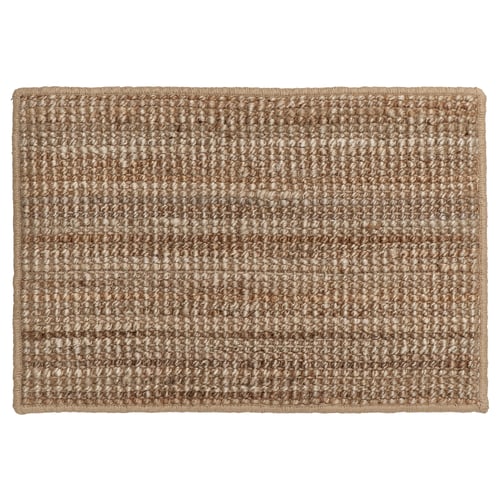 LOHALS Tapete de entrada interior, beige, 40x60 cm