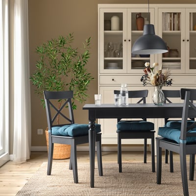 MALINDA Cojín, azul grisáceo, 40x38x7 cm