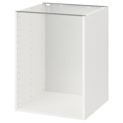 METOD Arm bj, blanco, 60x60x80 cm