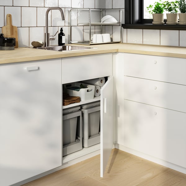 METOD, blanco, 128x60x80 cm