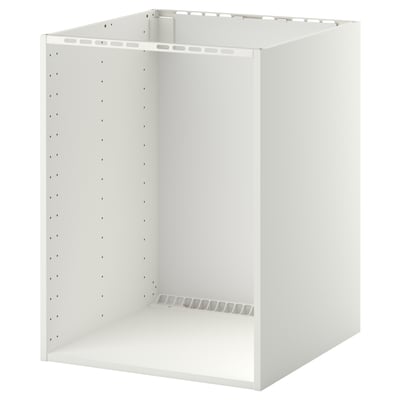 METOD Estructura mueble inf elect/lavapl, blanco, 60x60x80 cm