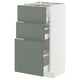 METOD / MAXIMERA Mueble con 3 cajones
