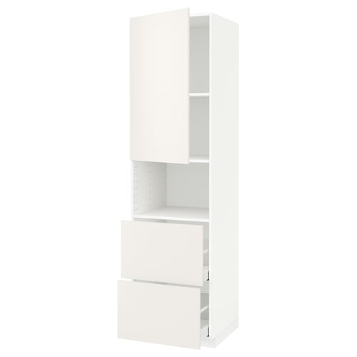 METOD / MAXIMERA Mueble microondas +2 cajones+puerta