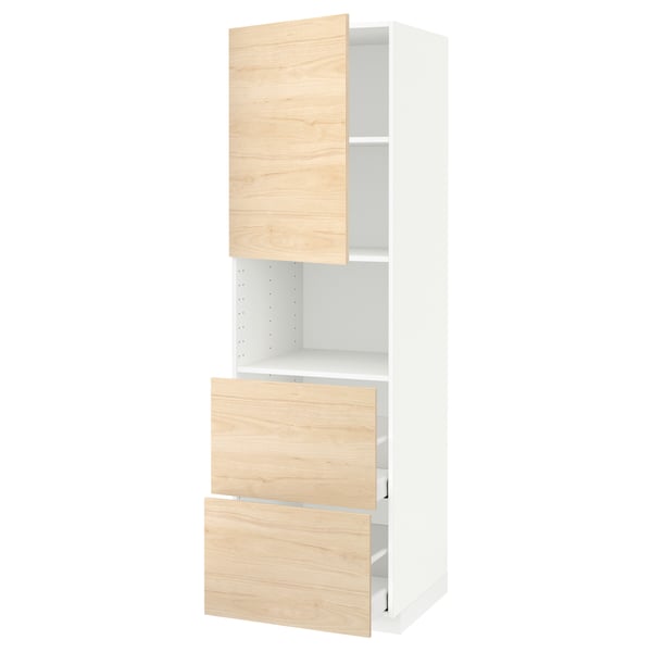 METOD / MAXIMERA Mueble microondas +2 cajones+puerta